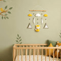 Décoration murale pour chambre bébé renard avec ce capteur de rêves original aux couleurs à personnaliser