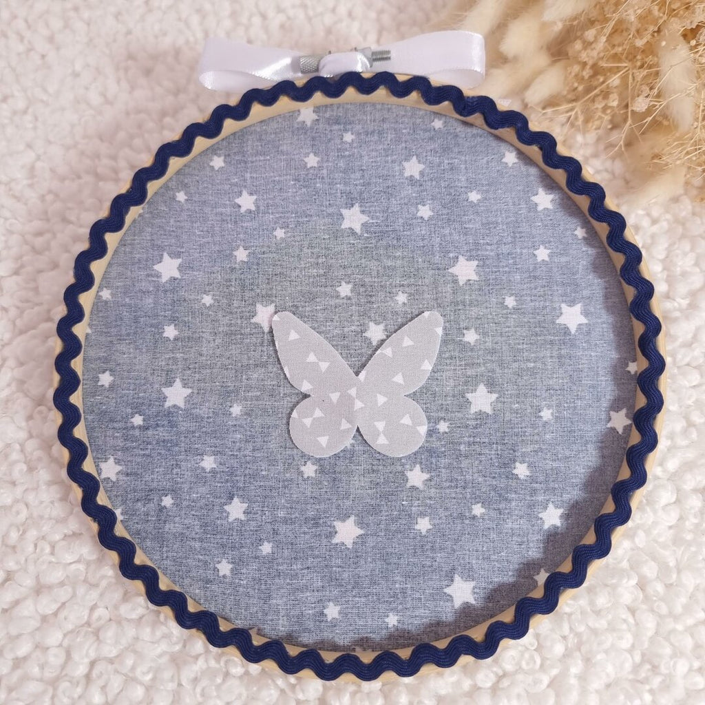 Cadre en bois pour déco murale chambre bébé garçon ou fille sur le thème renard